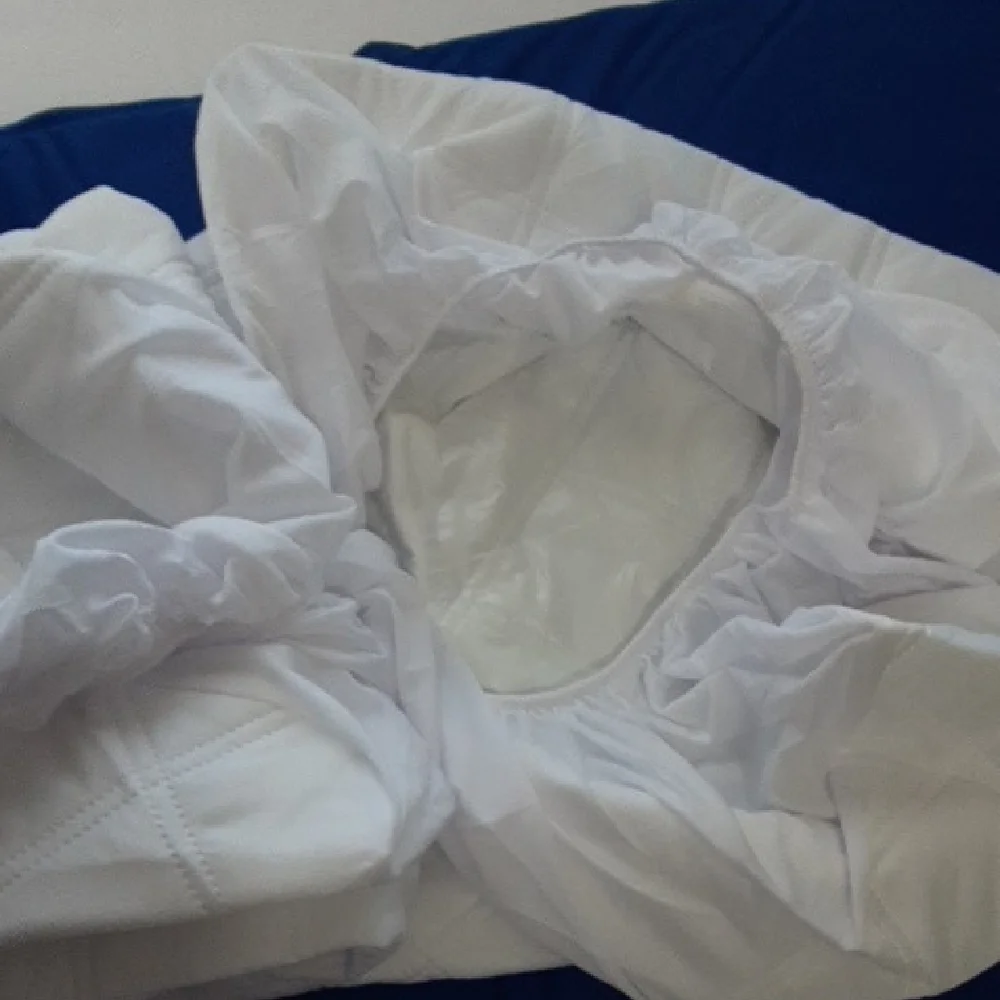 White Crib Mattress Pad - Soft Hypoallergenic Protection